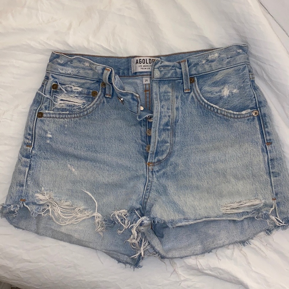 Agolde jean shorts